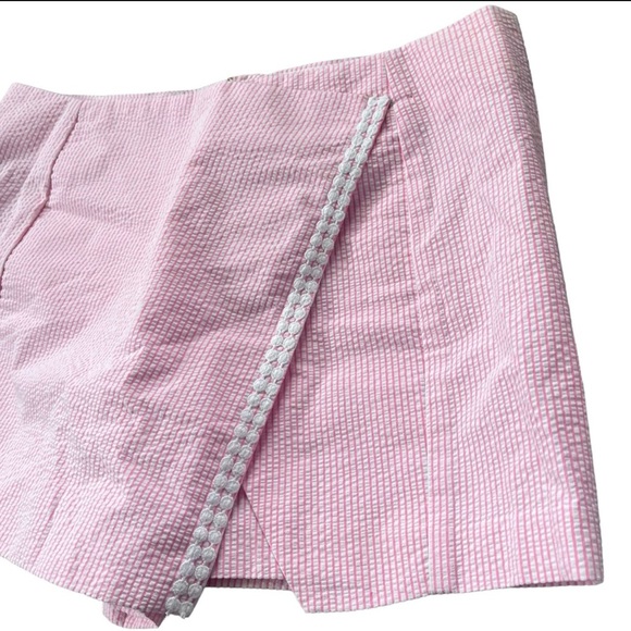 Lilly Pulitzer Izzy skort In Fancy Seersucker Stripe Size 6 - Picture 5 of 7
